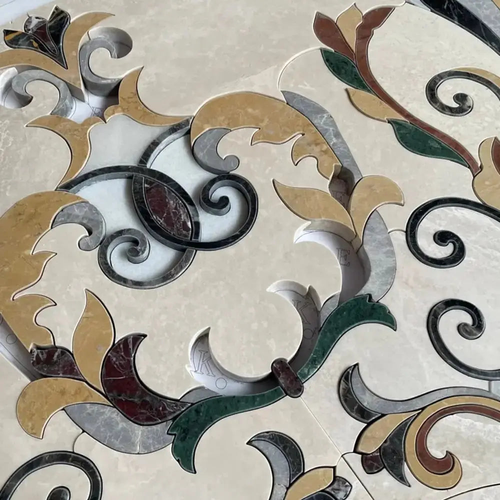 CNC router technology waterjet mosaics