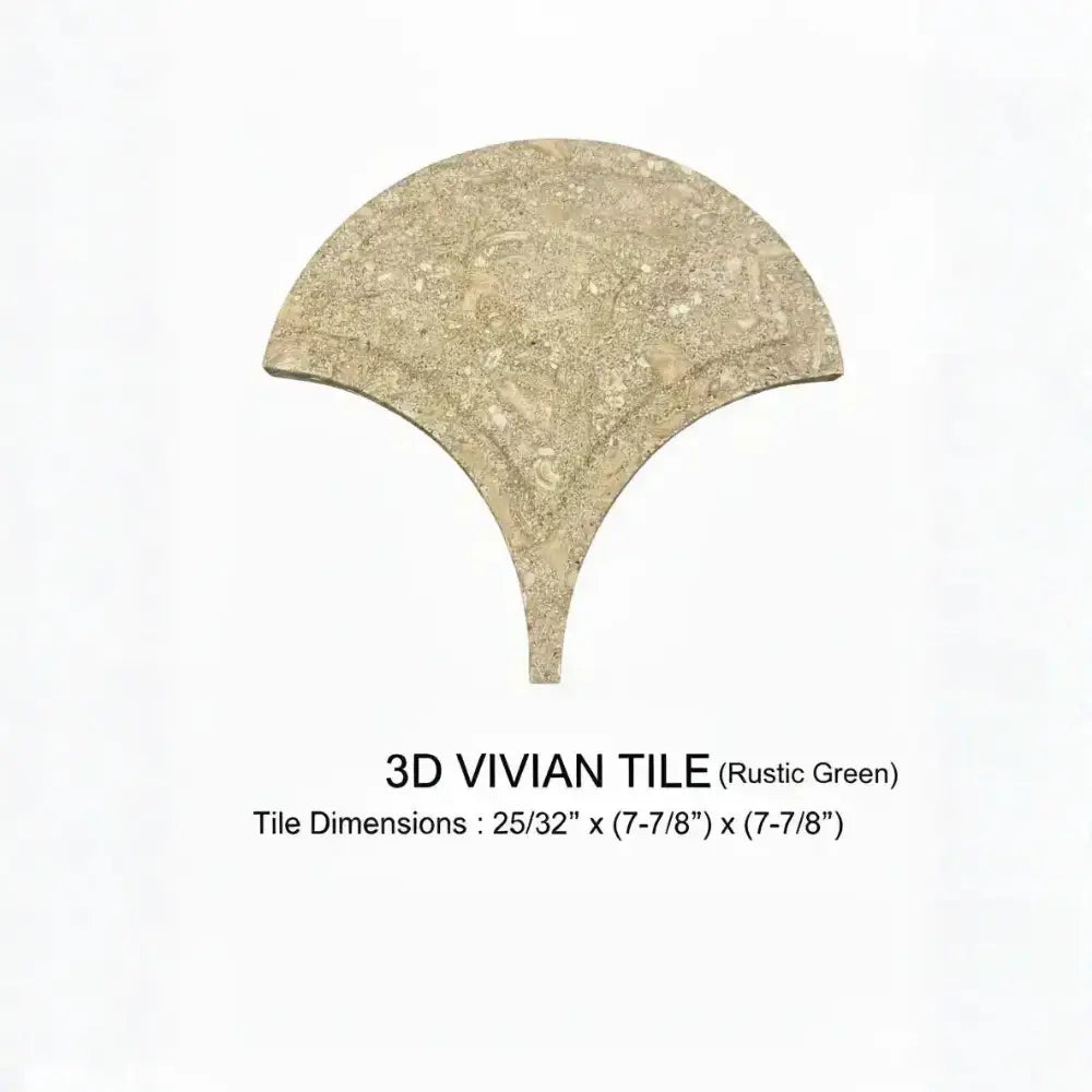 VIVIAN: Azulejo de pared 3D (0.02 m² / unidad)