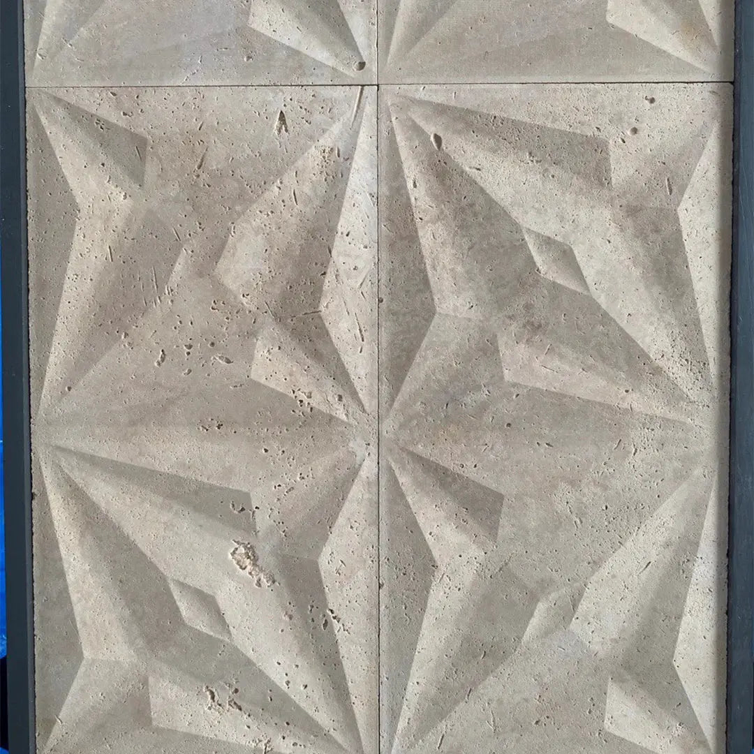 Iris 3D Wall Tile travertine