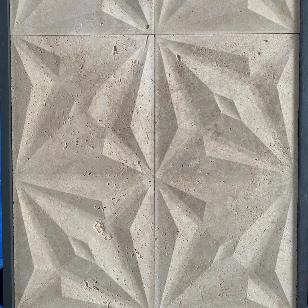 Iris 3D Wall Tile travertine