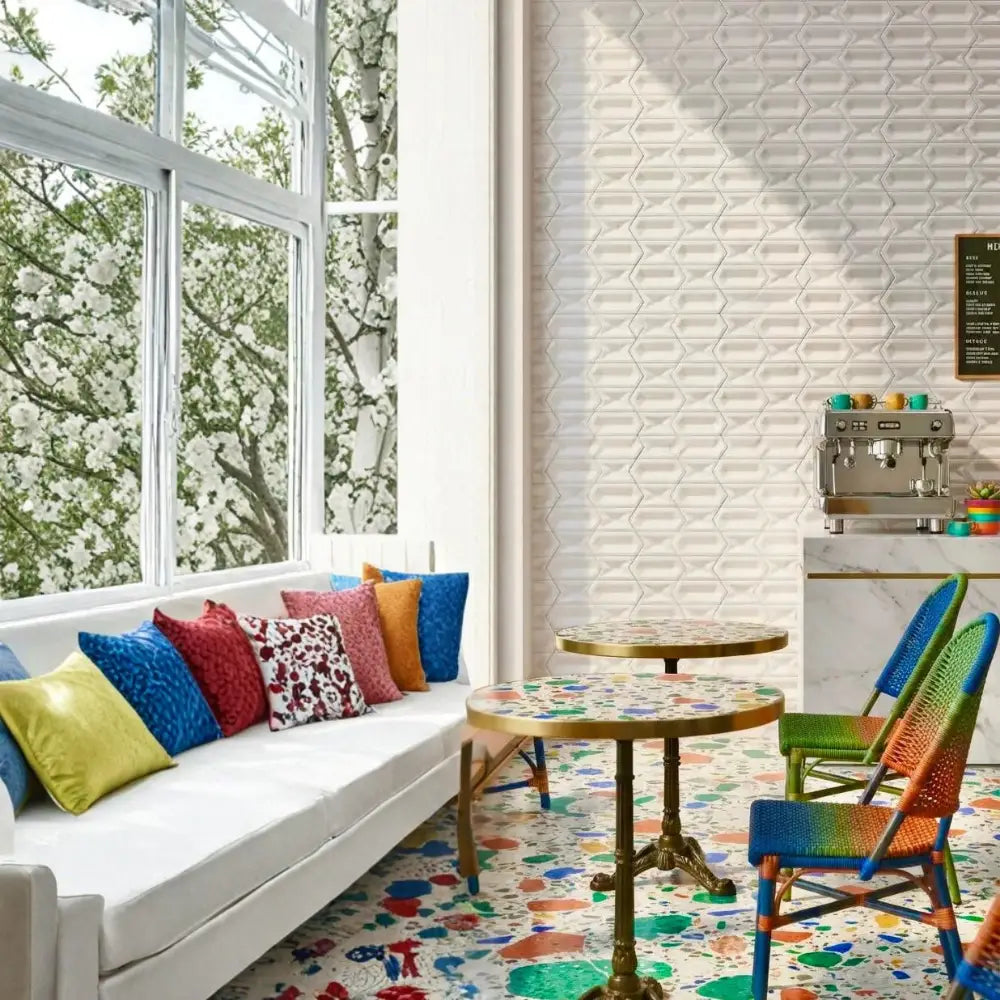 THEODORE - 3D Wall Tile ( 1.076 sqft sheet)