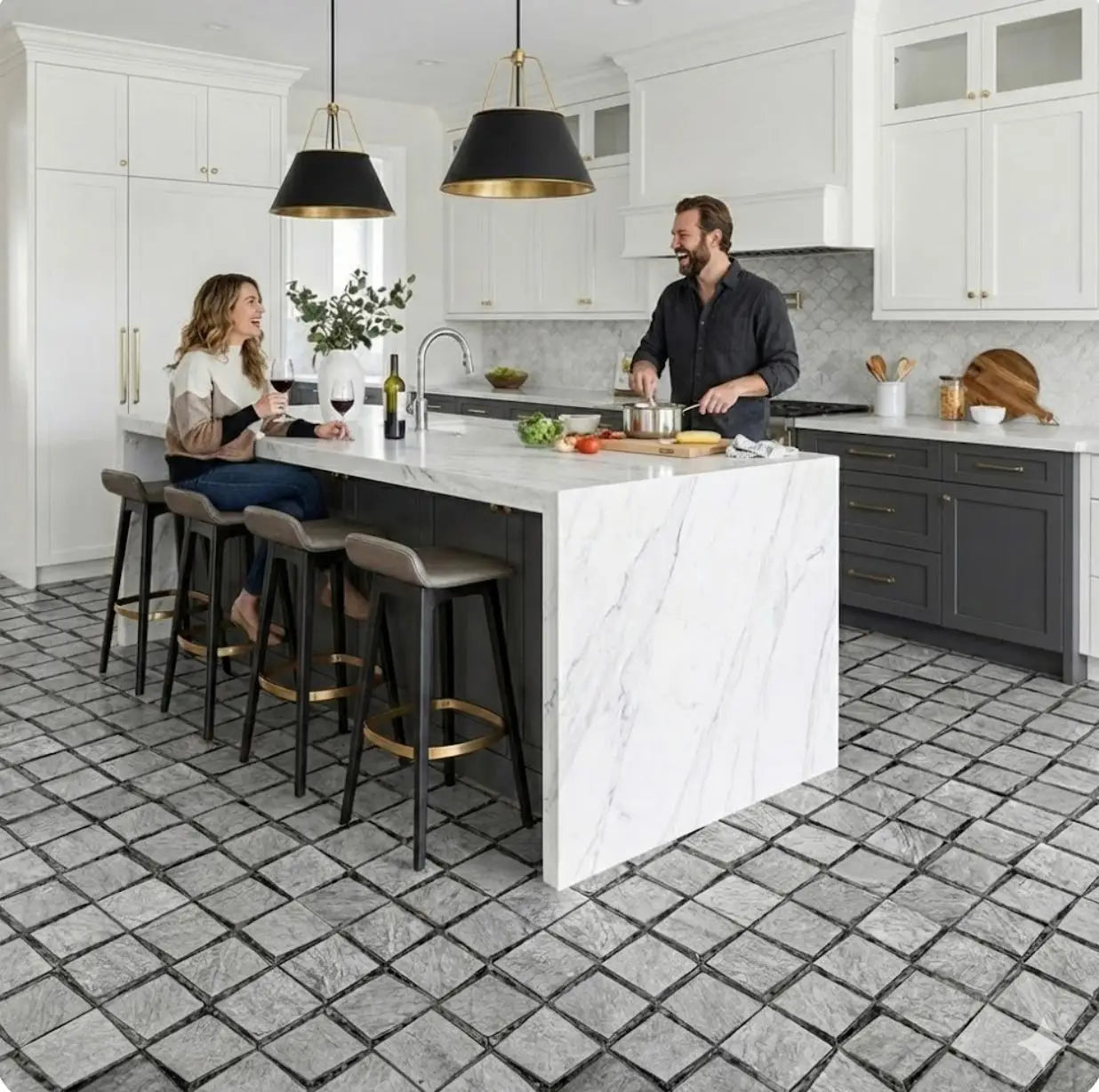 Daimon Marble Mosaic Tile