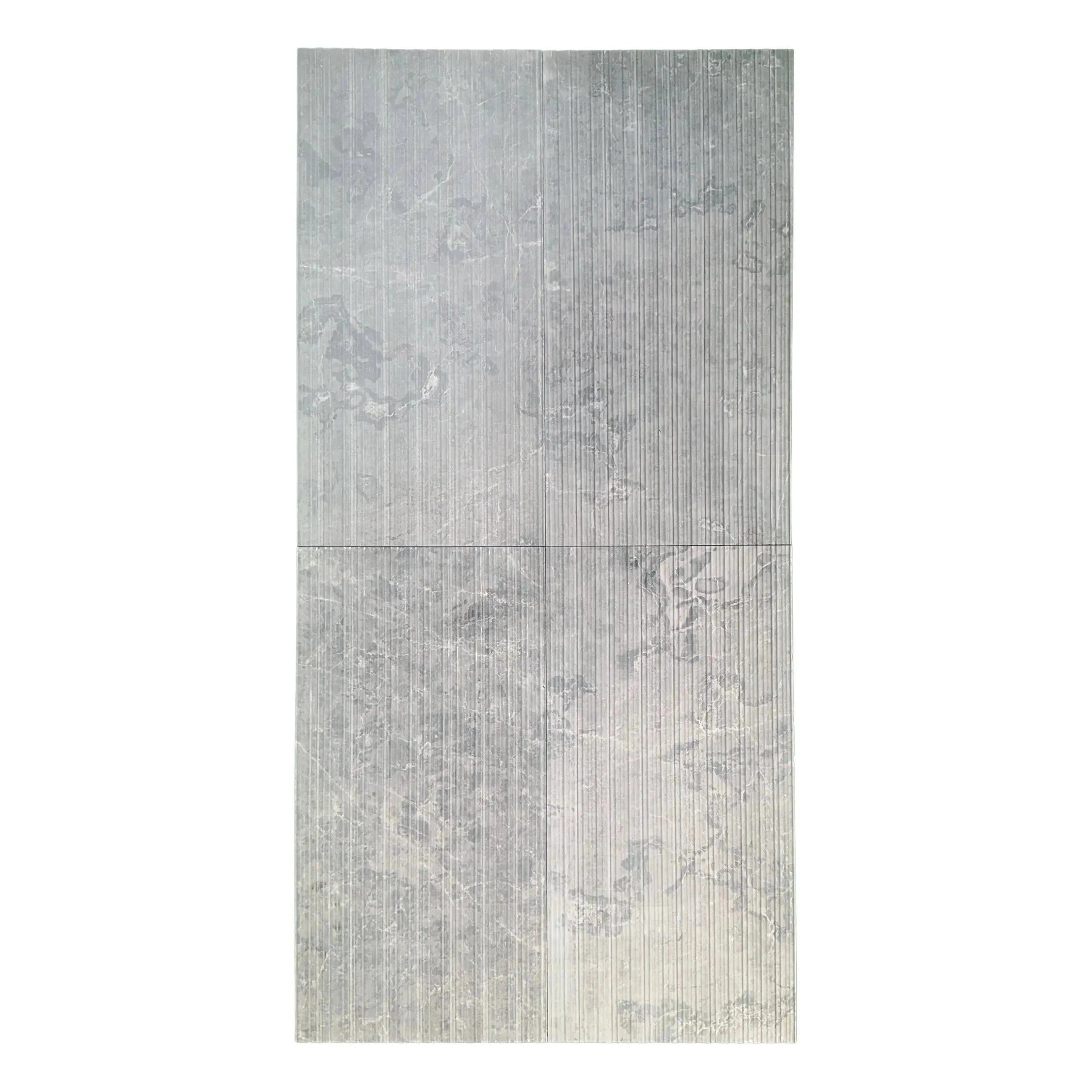 Gray thunder bamboo stones on a white background