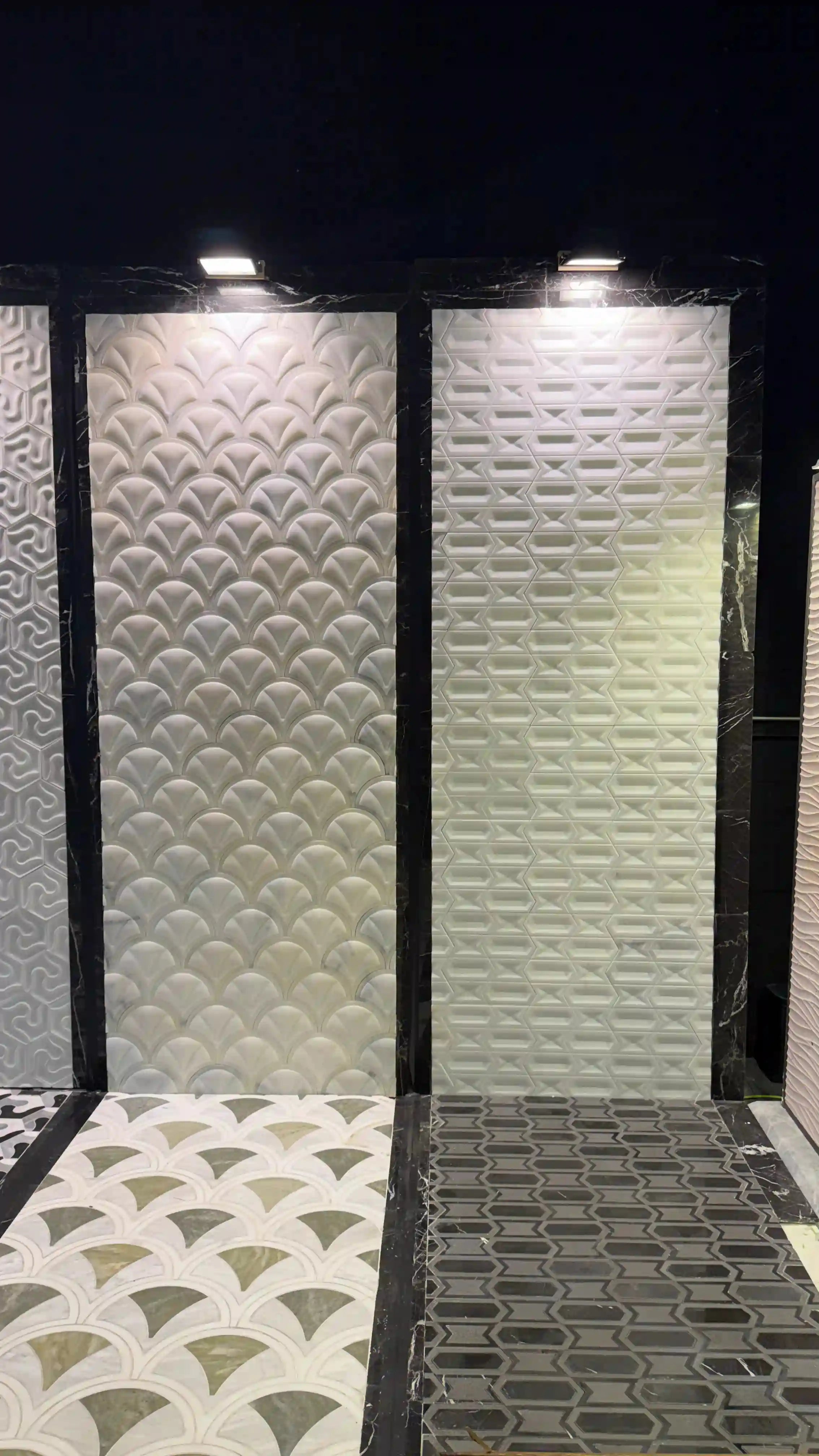 SAMPLE THEODORE ( 1.076 sqft sheet) 3D Wall Tile