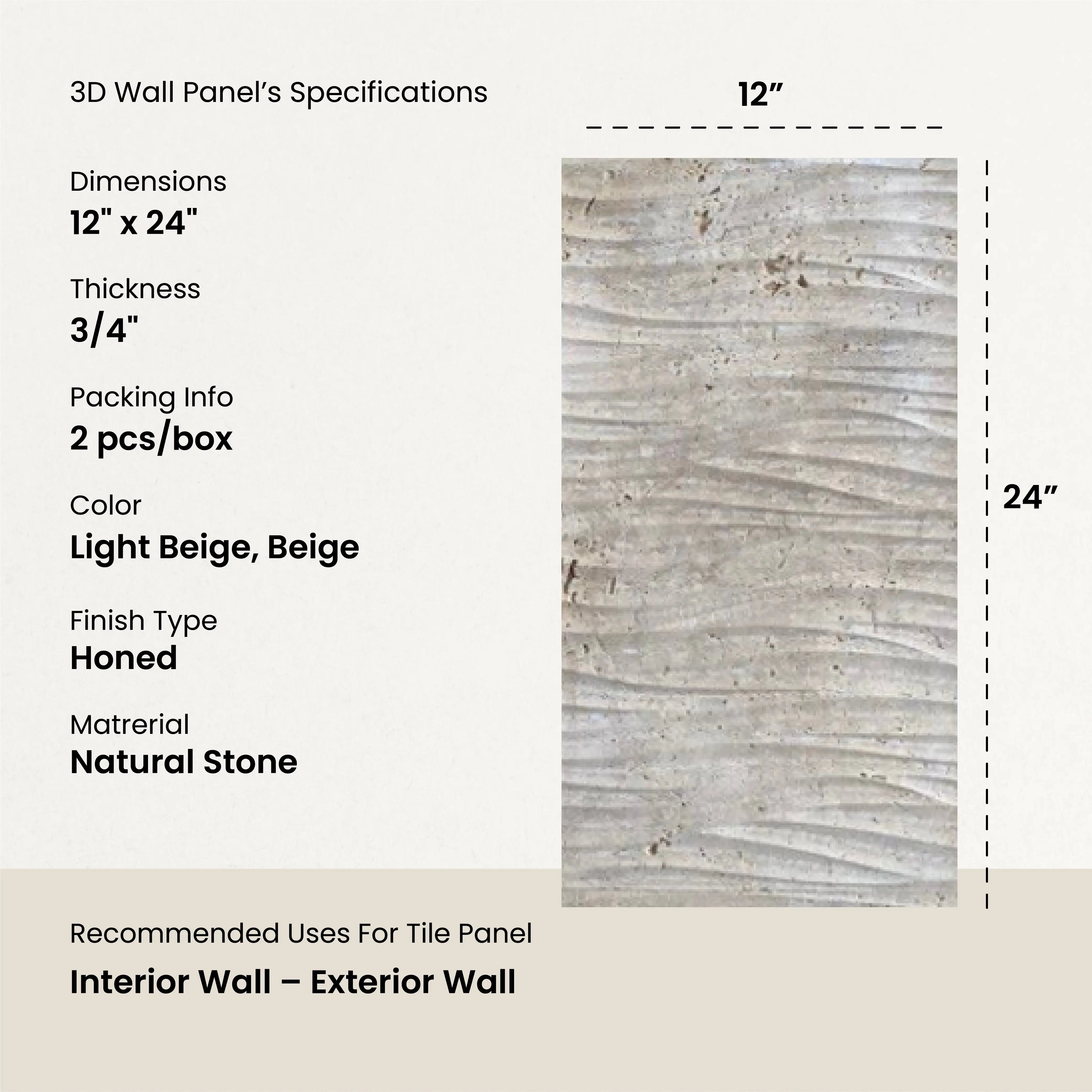 MEDEA : 3D Wall Panel ( 47.85 / ft² )