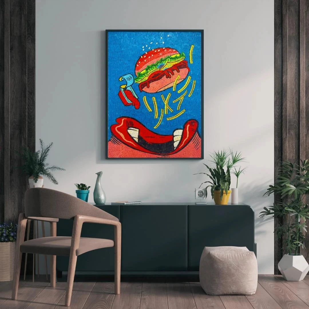 Pop art Burger