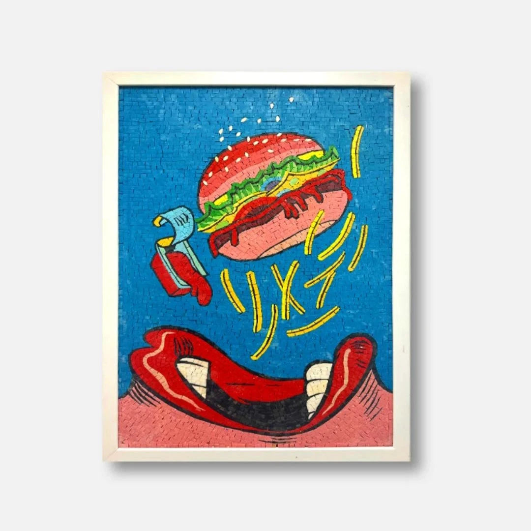 Pop art Burger