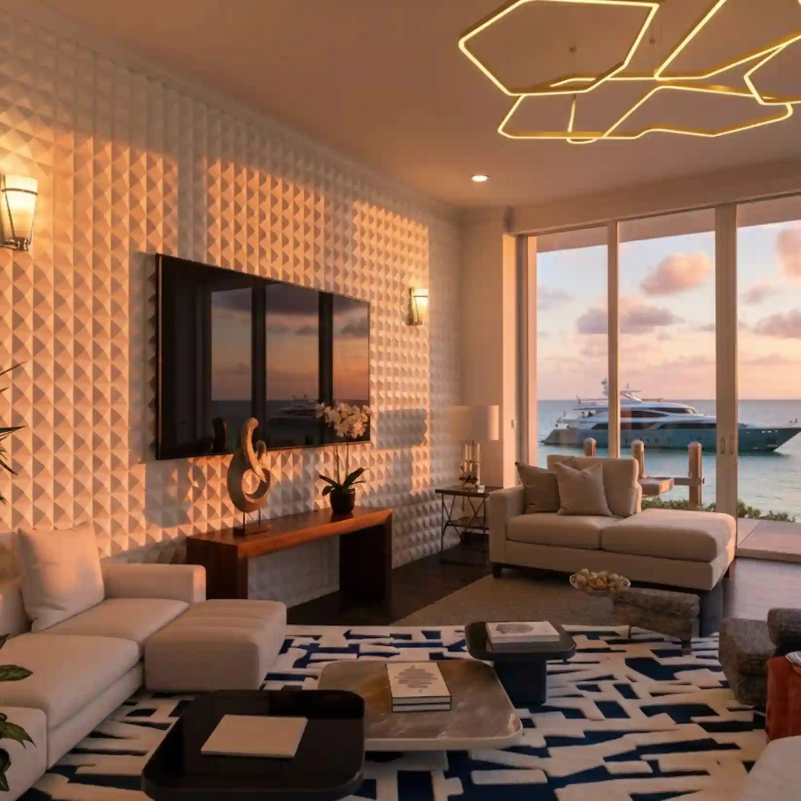 Echo 3D Wall Panel (2 sqft)