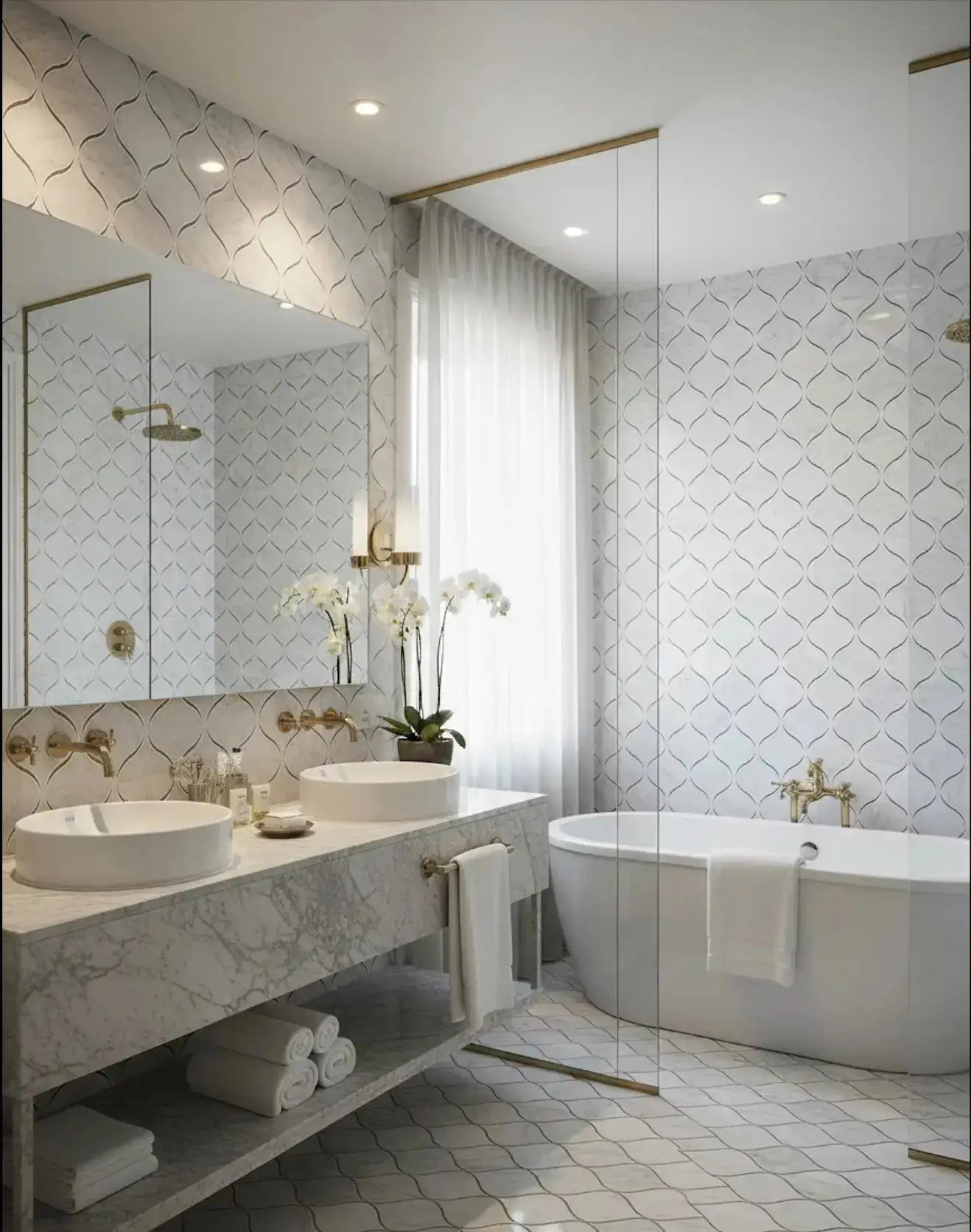 Fauna Marble Mosaic Tile - MISBELL- instalación de contorno de pared de tina
instalar un nuevo contorno de bañera
paneles 3D para paredes de acento
paneles de revestimiento de pared 3D
remodelación rápida (flip)
renovación en árabe
renovación