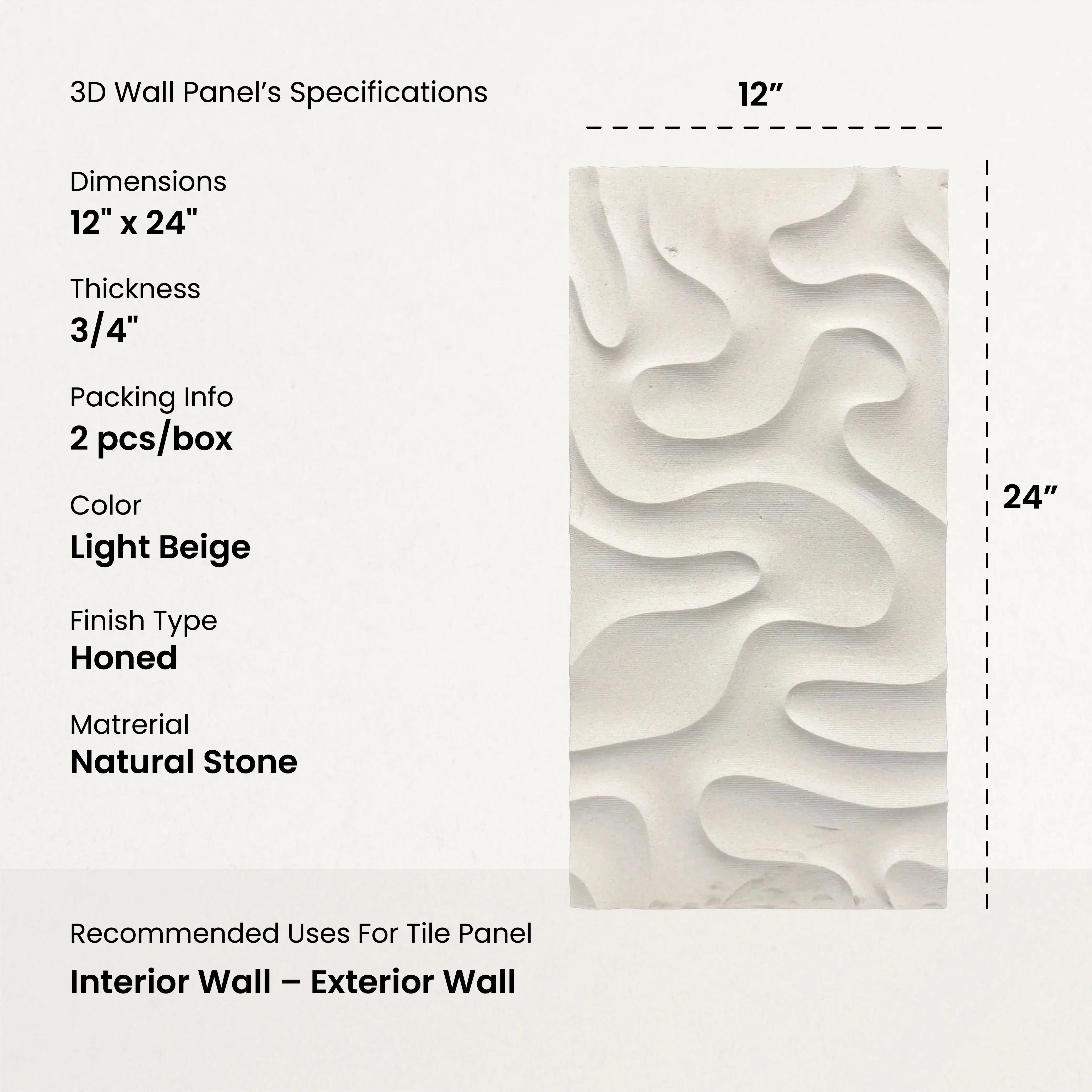 VERONICA - 3D Wall Panel