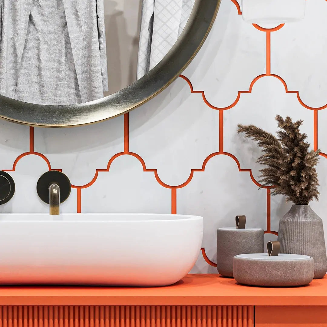 Felice waterjet Mosaic white