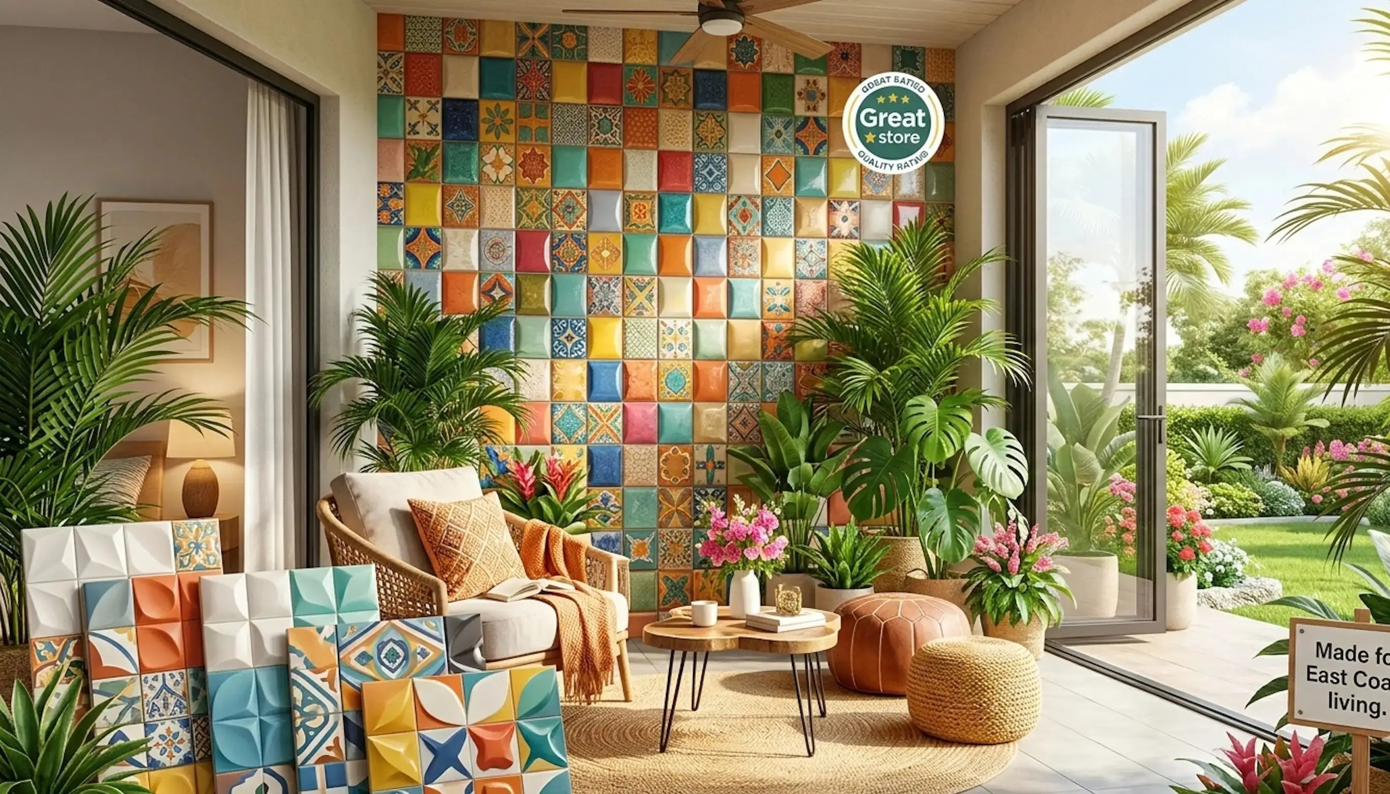 Maximalist Living - Dopamine Decor -3d Wall Panel - Misbell -quality tile