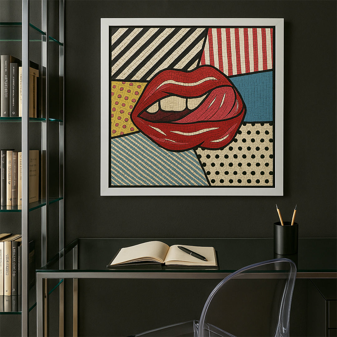 Pop Art Lolipop Lip