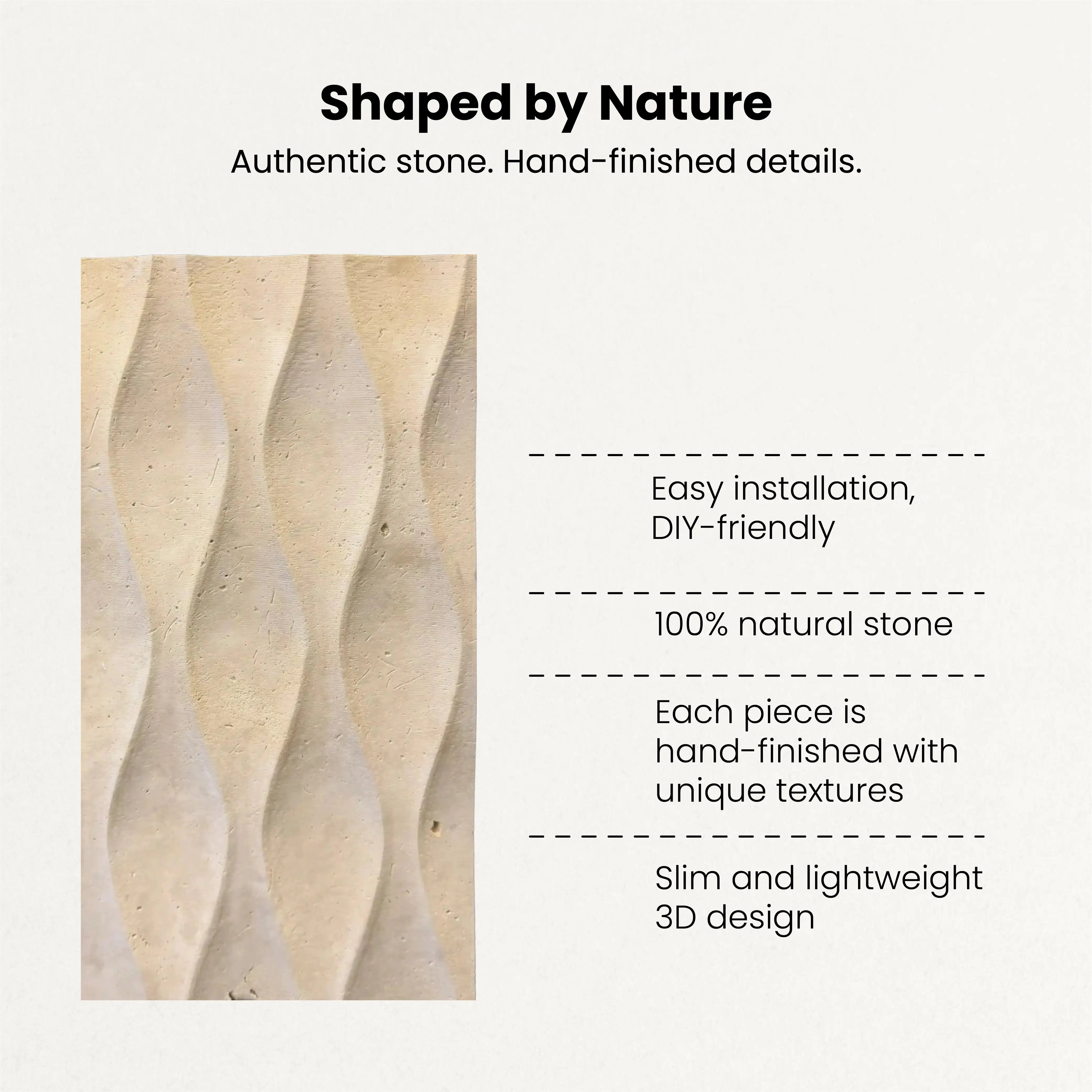 CAIUS - 3D Wall Panel (2 sqft sheet)