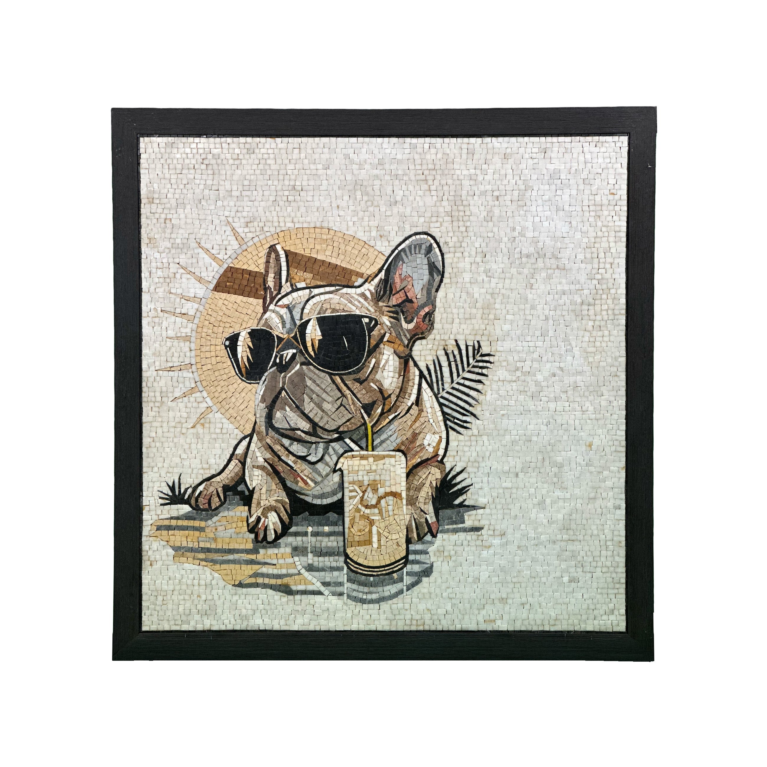 The Pop Art French Bulldog: A Mosaic Masterpiece