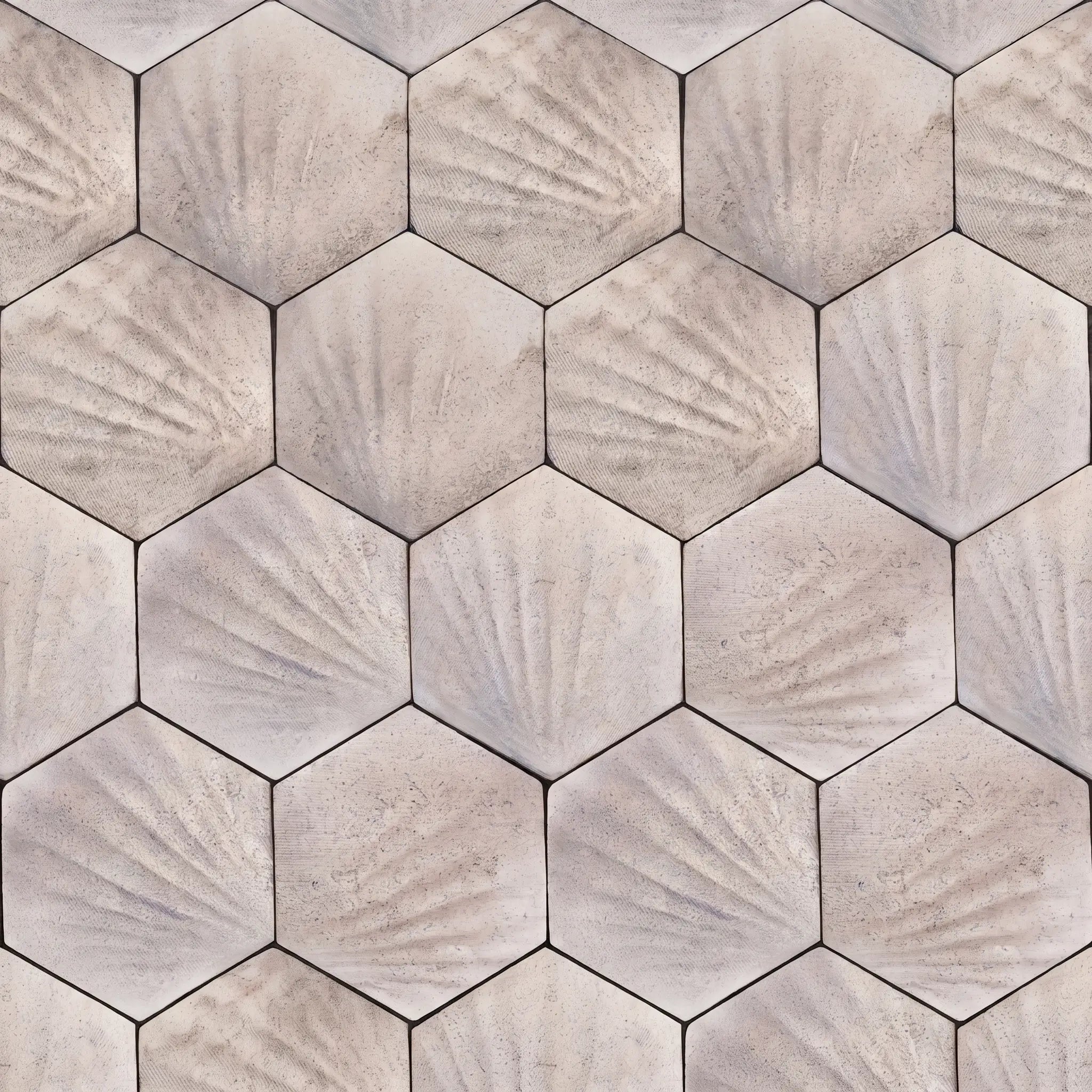 CONCHA - 3D Wall Tile (0.196 sqft sheet)