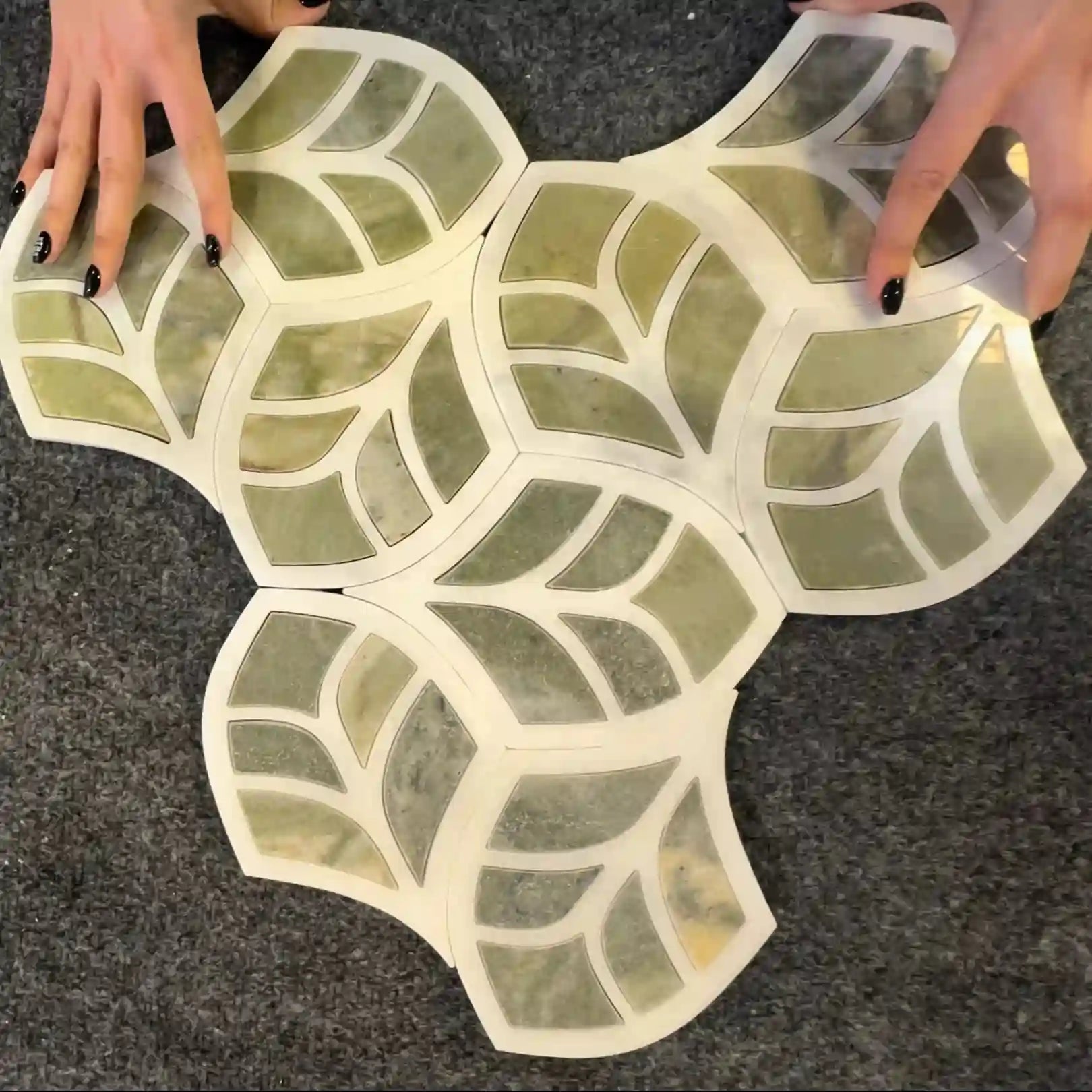 Flora Marble Mosaic Tile