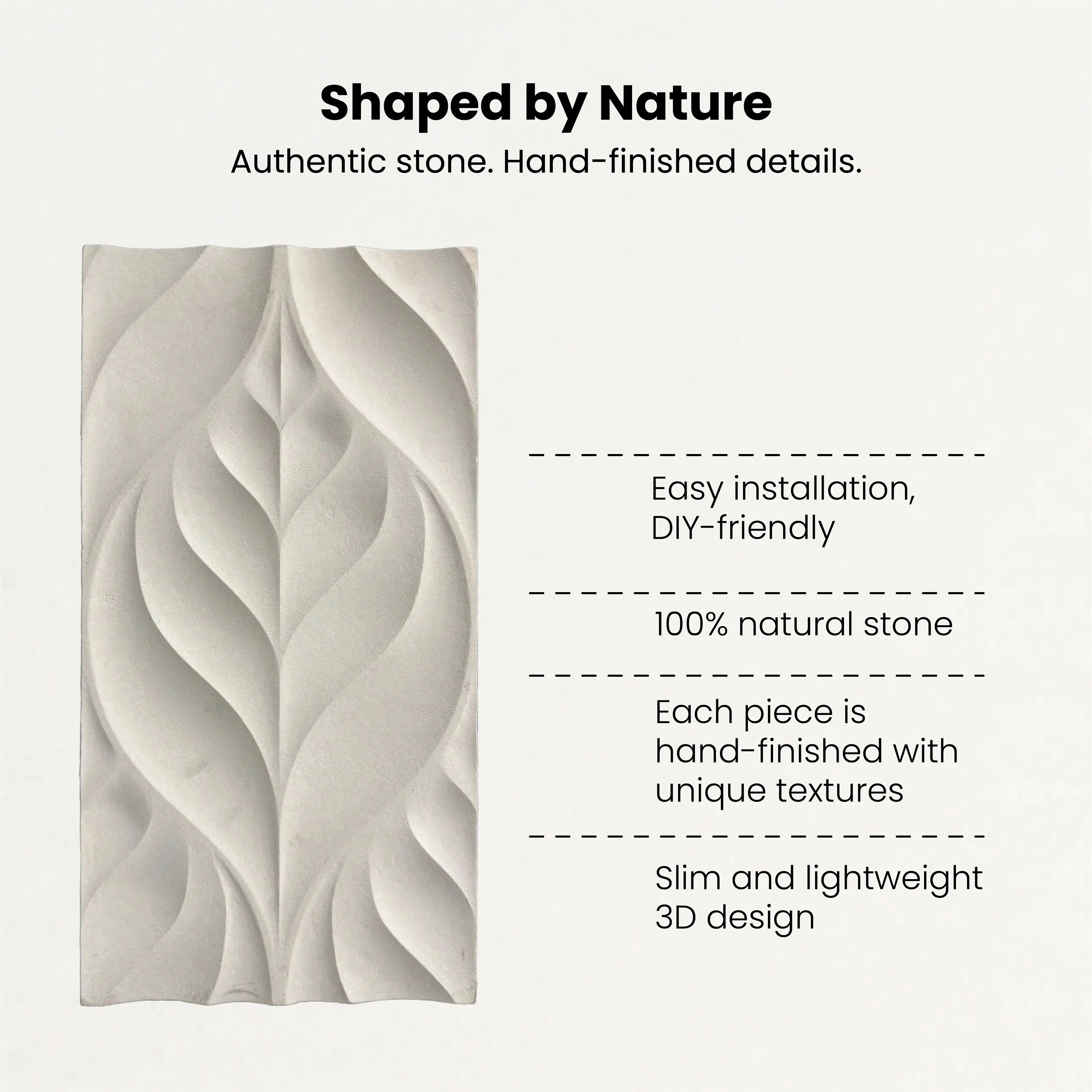 ABEL - 3D Wall Panel (2sqft sheet )