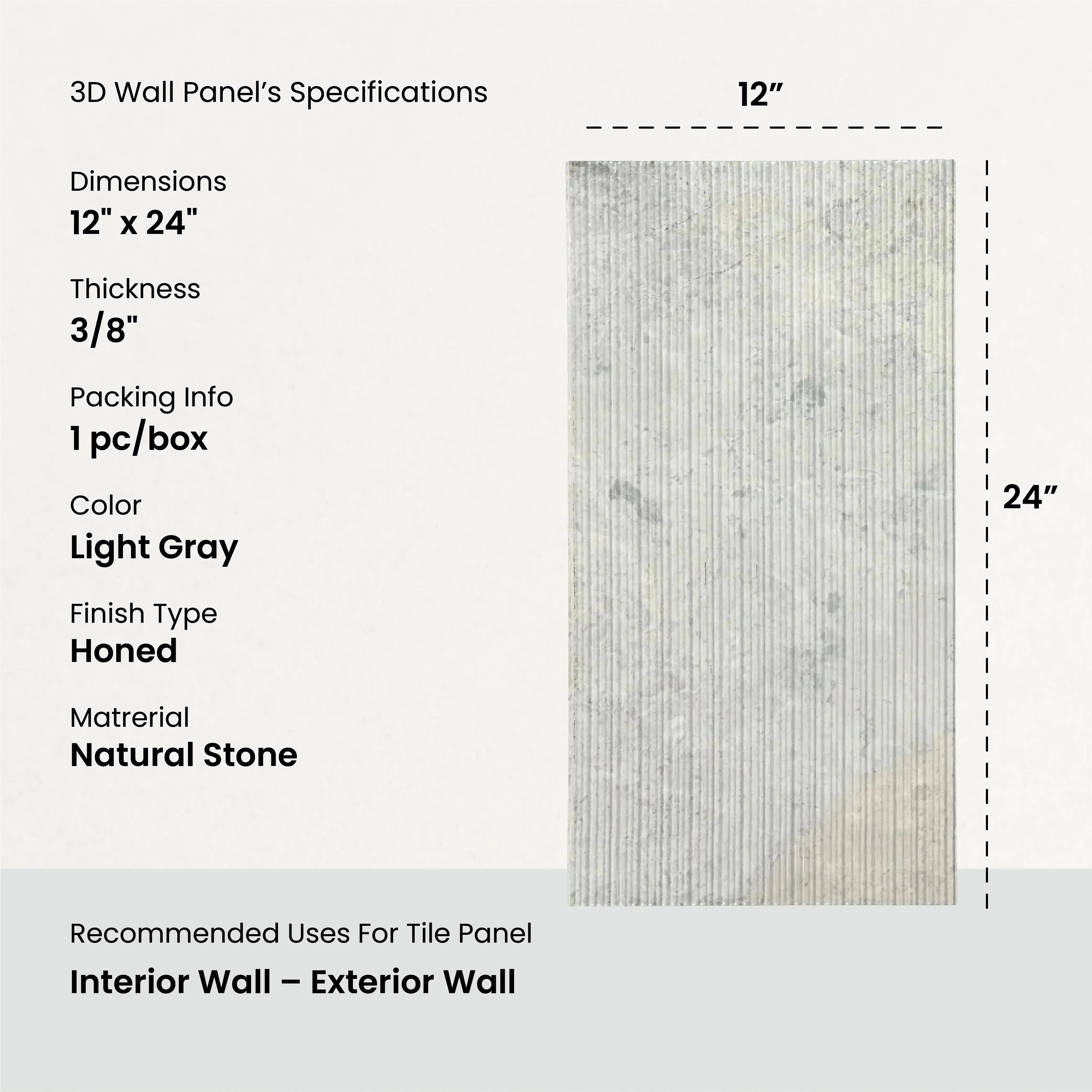 BAMBOO ( $ 31.26 / ft²) : 3D Wall Panel