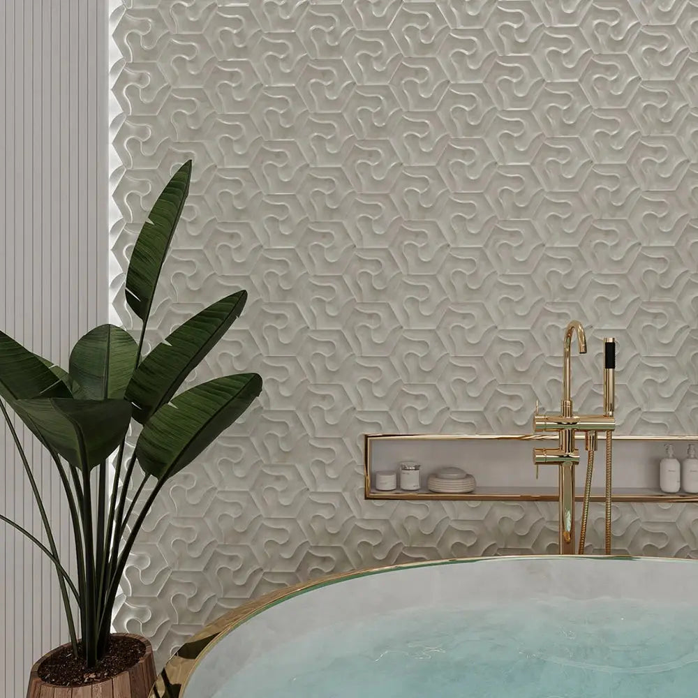 CALYPSO - 3D Wall Tile (0.230 sqft sheet)
