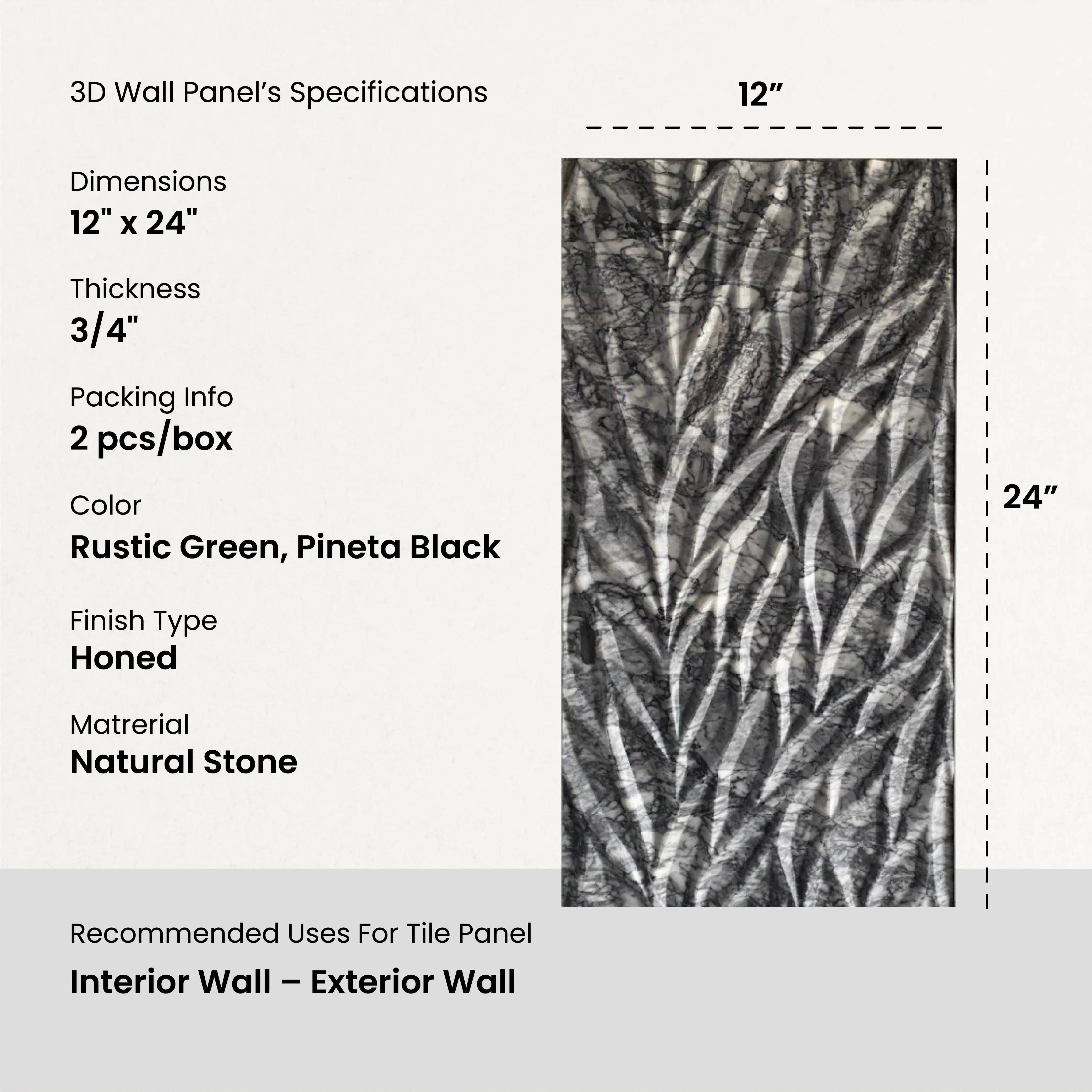CIELO - 3D Wall Panel (2 sqft sheet)
