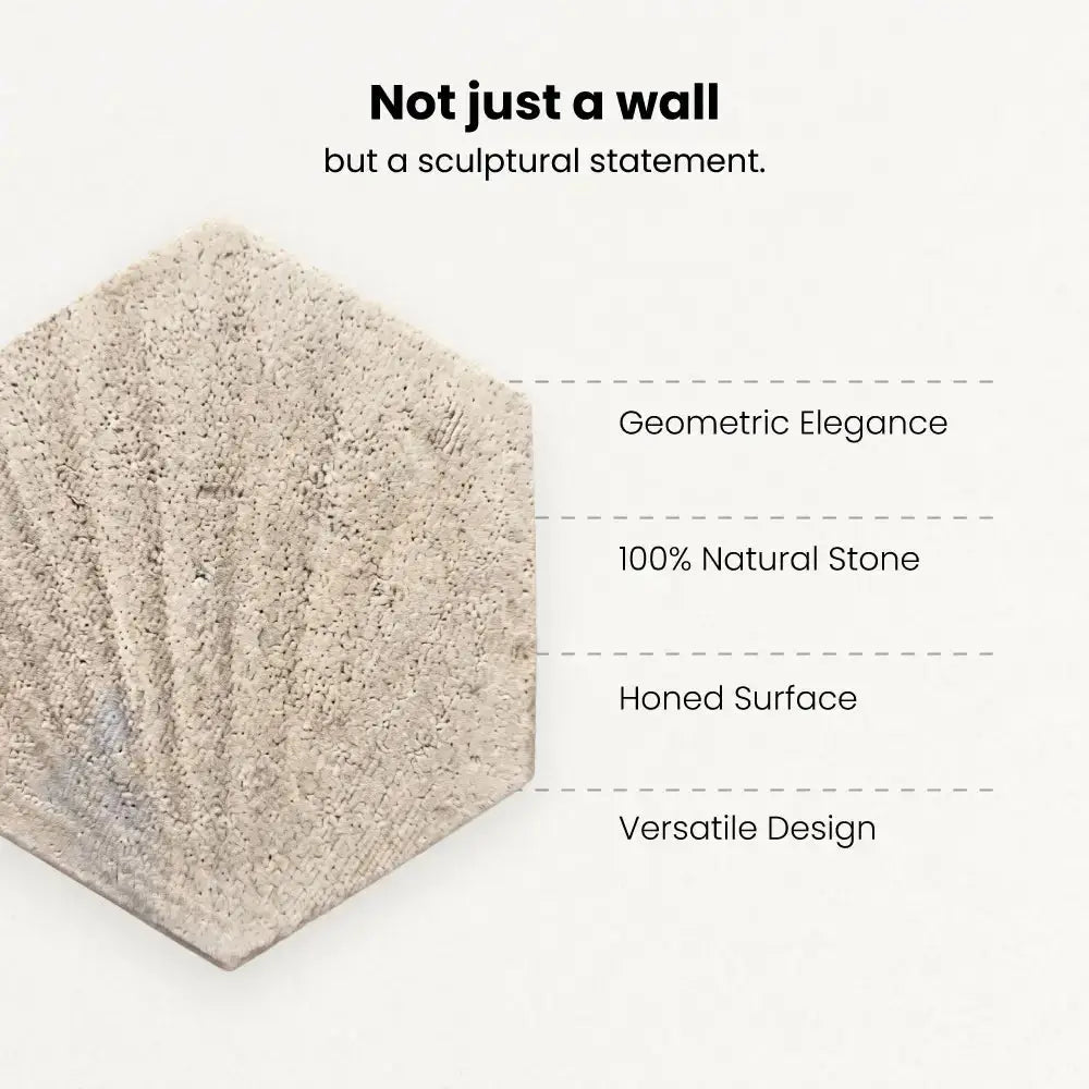 CONCHA - 3D Wall Tile (0.196 sqft sheet)