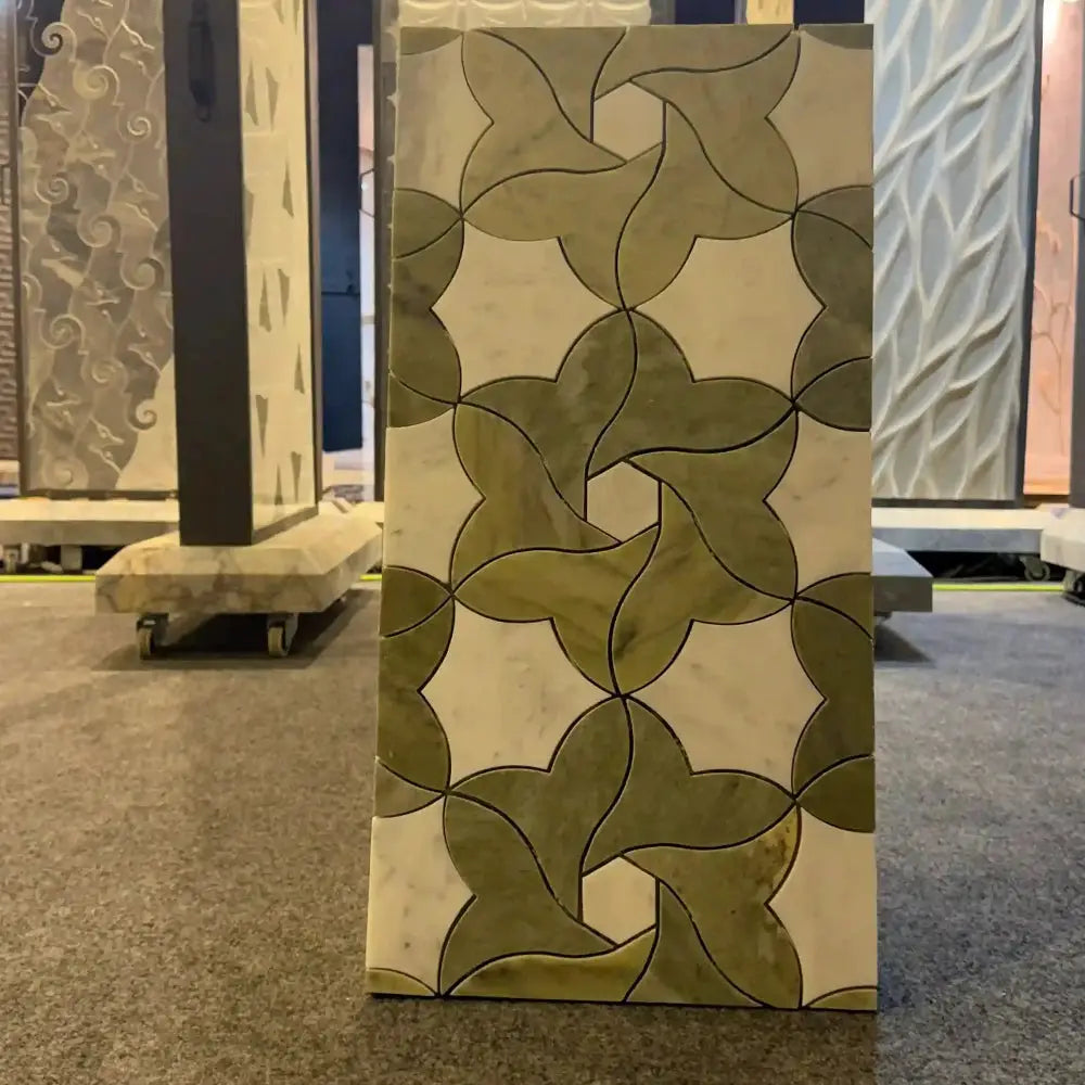 PHYLLIS - Marble Mosaic Tile( 0.598 sqft sheet )