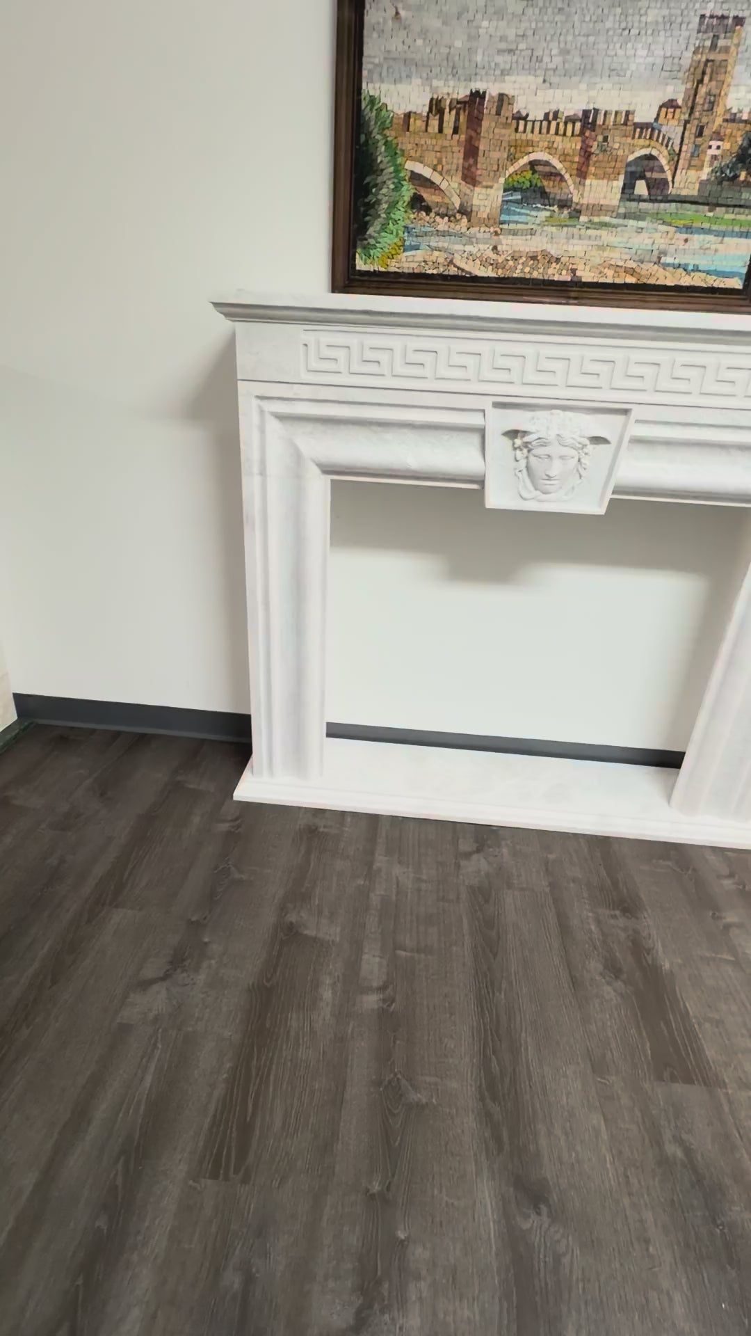 fireplace- marble -waterjet -misbell